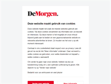 Tablet Screenshot of demorgen.be